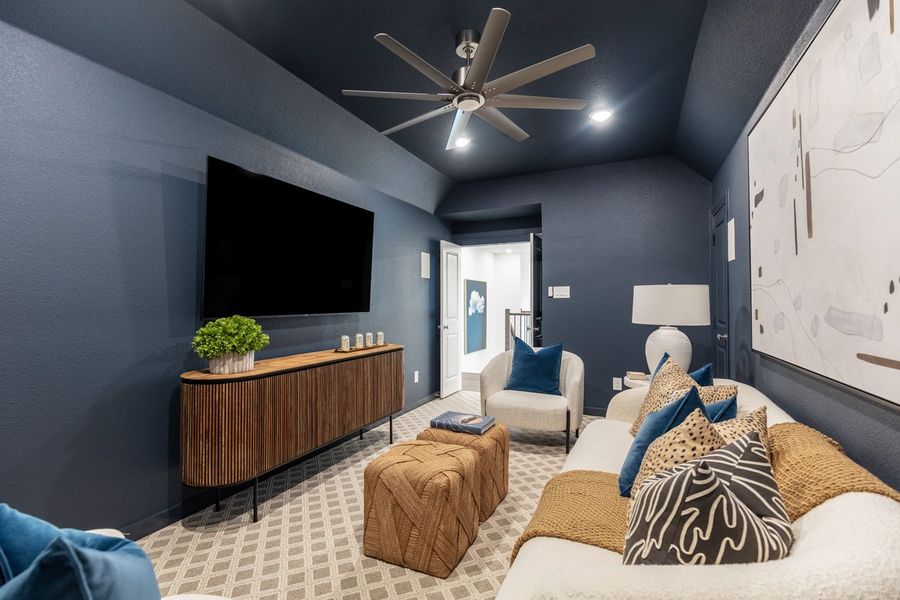 Representative Entertainment Room - some options shown Representative Entertainment Room - some options shown