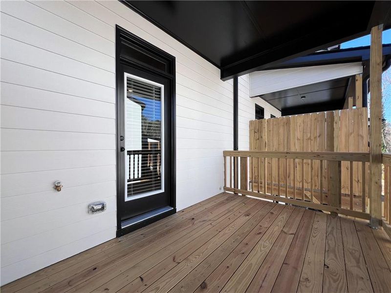 Exterior details and patio area of a home in , Tucker (Image 18).