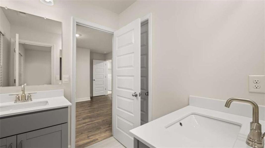 Furnished interior view inside a new home in The Gates at Pates Creek, Hampton (Image 11). Furnished interior view inside a new home in The Gates at Pates Creek, Hampton (Image 11).