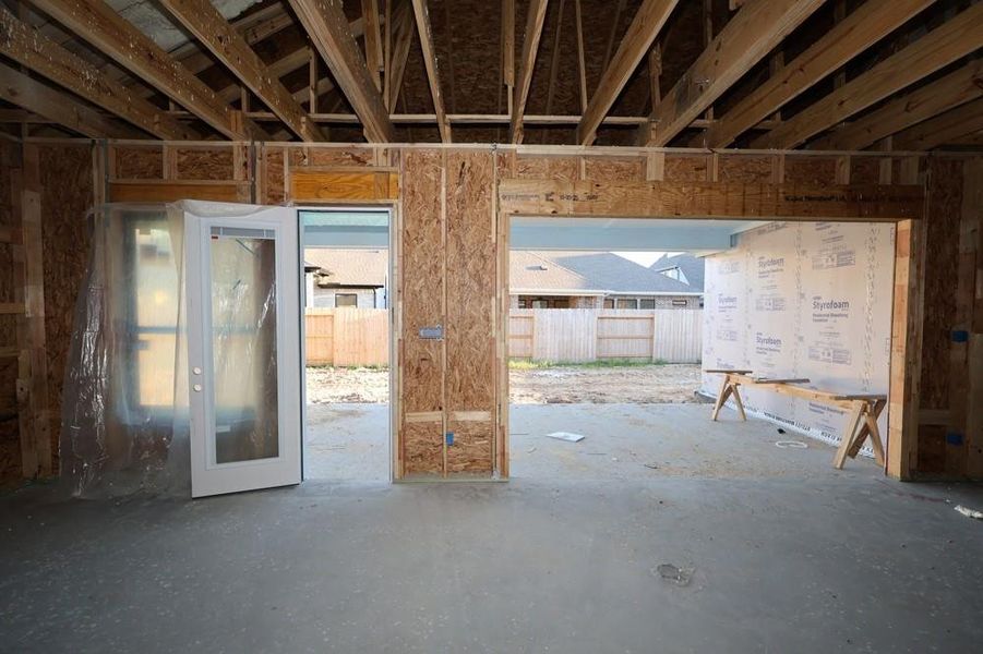 In-progress construction of a new home in The Meadows at Imperial Oaks, Conroe, TX (Image 13).