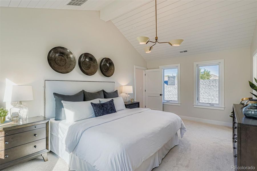 Furnished interior view inside a new home in , Denver (Image 24).