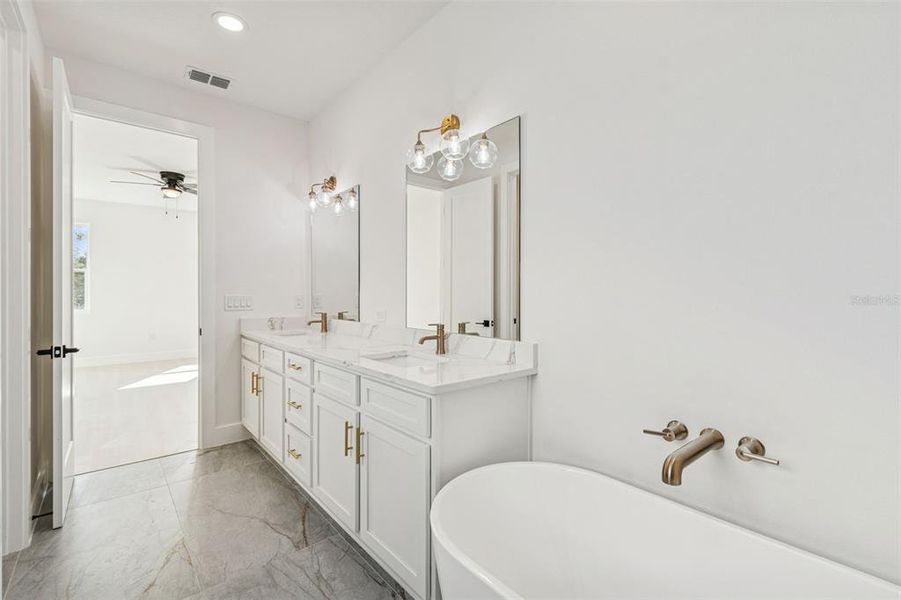 Furnished interior view inside a new home in , Tampa (Image 34).