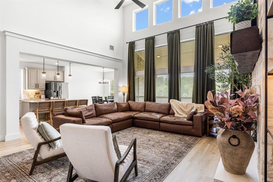 Furnished interior view inside a new home in Grayhawk Addition, Forney (Image 11).