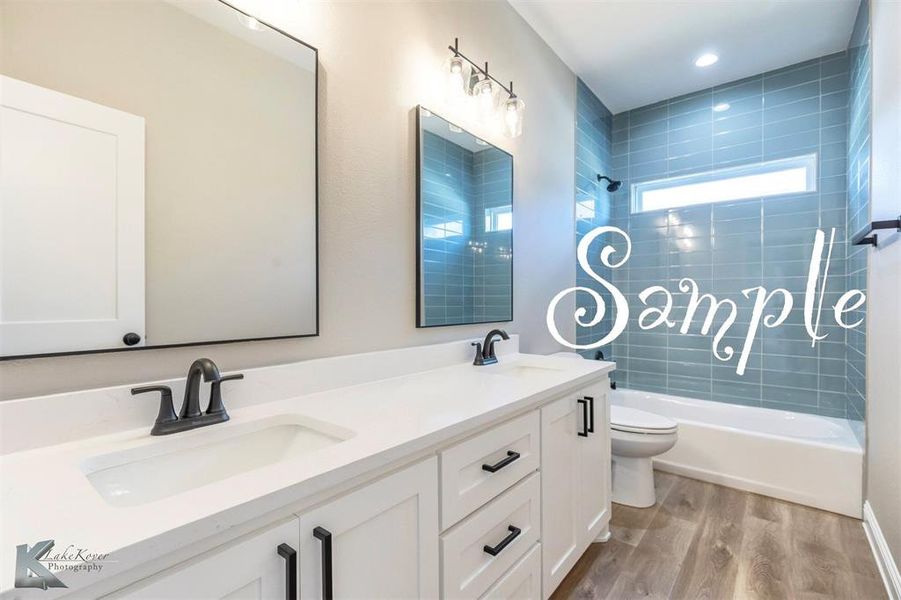 Furnished interior view inside a new home in , Abilene (Image 12).