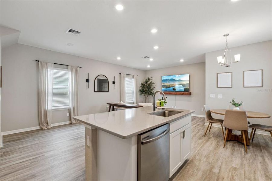 Furnished interior view inside a new home in , St. Cloud (Image 12).