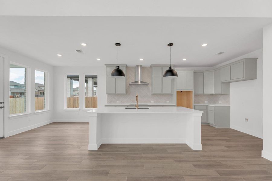 Furnished interior view inside a new home in Santa Rita Ranch, Liberty Hill (Image 9).