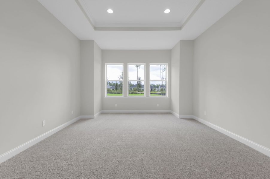 Representative unfurnished interior of a home built from the Avondale by Riverside Homes in Hidden Creek at SilverLeaf 80' Series, St. Augustine (Image 33).