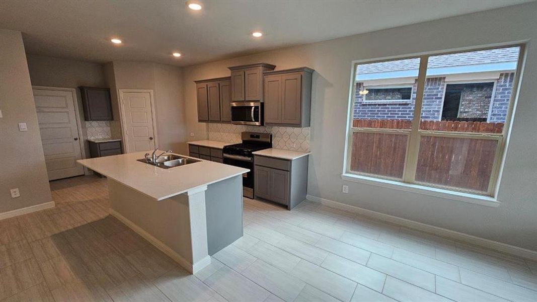 Furnished interior view inside a new home in Monarch at the Meadows, Ponder (Image 5).