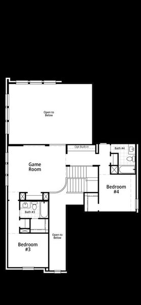 2D floor plan layout for the Grafton Plan by Highland Homes in Jordan Ranch: 55ft. lots, Fulshear, TX (Image 5). 2D floor plan layout for the Grafton Plan by Highland Homes in Jordan Ranch: 55ft. lots, Fulshear, TX (Image 5).