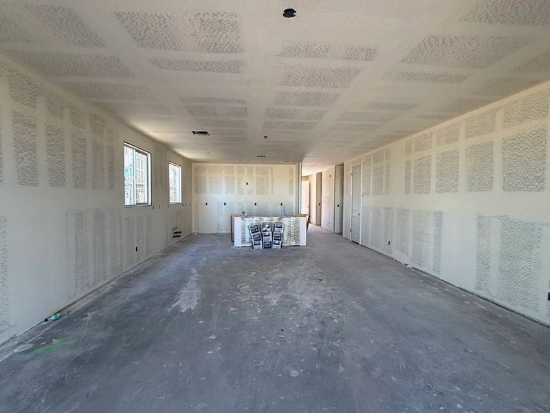 Great room, dining and kitxhen