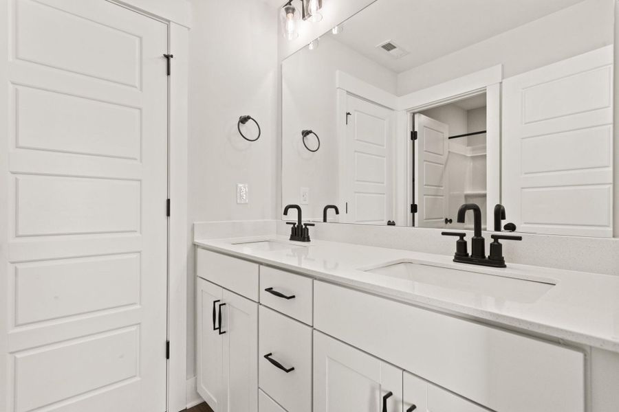 Furnished interior view inside a new home in Founders Club, Moore (Image 13).