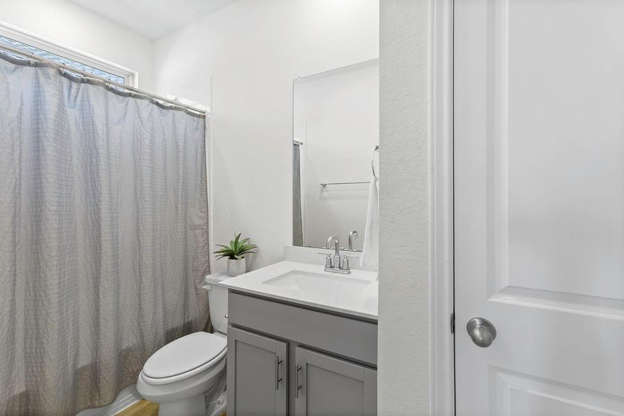 Furnished interior view inside a new home in Brooks Ranch, Kyle (Image 8).