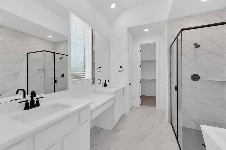 Furnished interior view inside a new home in Wolf Ranch: 51ft. lots, Georgetown (Image 8). Furnished interior view inside a new home in Wolf Ranch: 51ft. lots, Georgetown (Image 8).