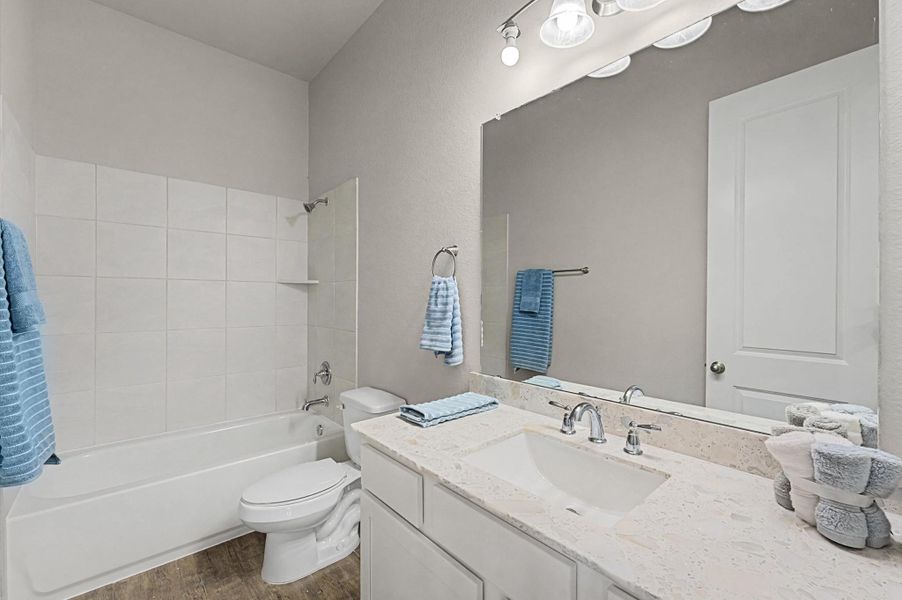 Completed home same floor plan