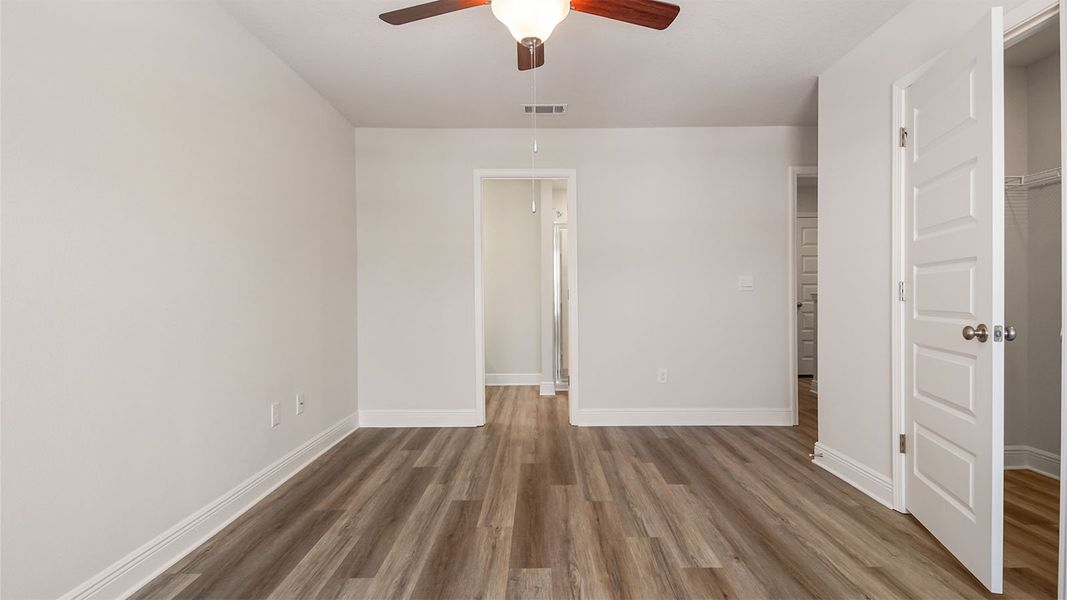 Representative unfurnished interior of a home built from the Palm Interior by D.R. Horton in Caballeros Estates Townhomes at Hombre, Panama City Beach (Image 30). Representative unfurnished interior of a home built from the Palm Interior by D.R. Horton in Caballeros Estates Townhomes at Hombre, Panama City Beach (Image 30).