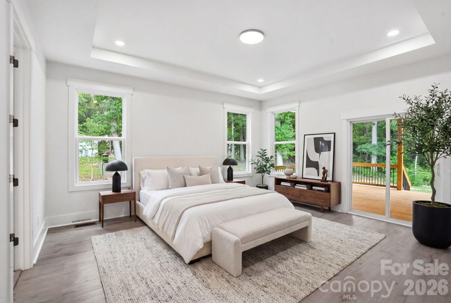 Furnished interior view inside a new home in , Marshville (Image 6).