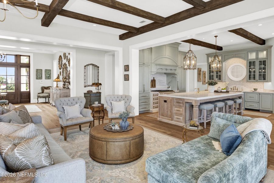 Furnished interior view inside a new home in , Ponte Vedra Beach (Image 42).