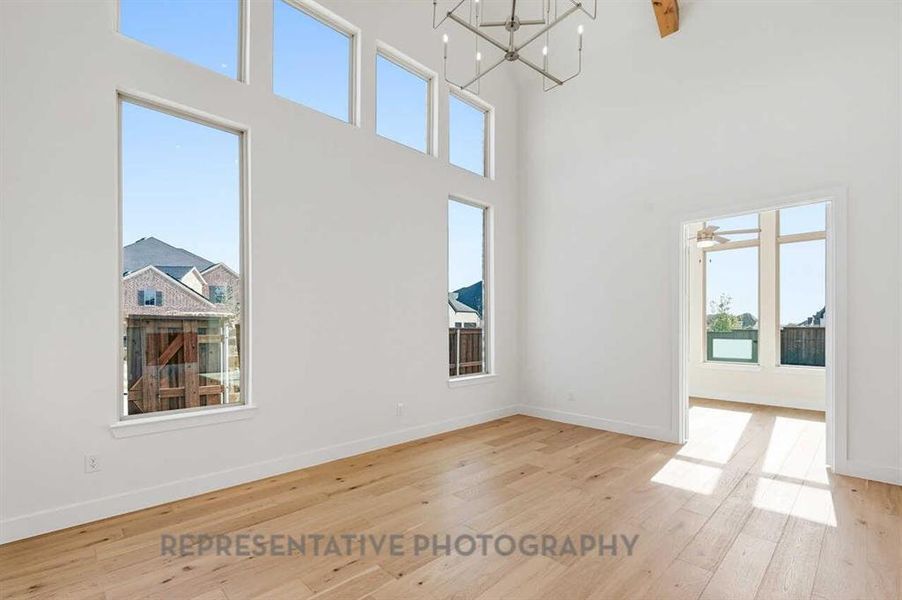 Spacious, unfurnished interior of a new home in Cambridge Crossing, Celina (Image 12).