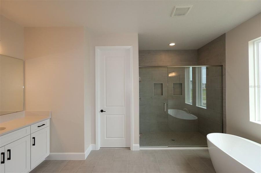 Furnished interior view inside a new home in Solace at Corner Lake, Orlando (Image 6). Furnished interior view inside a new home in Solace at Corner Lake, Orlando (Image 6).