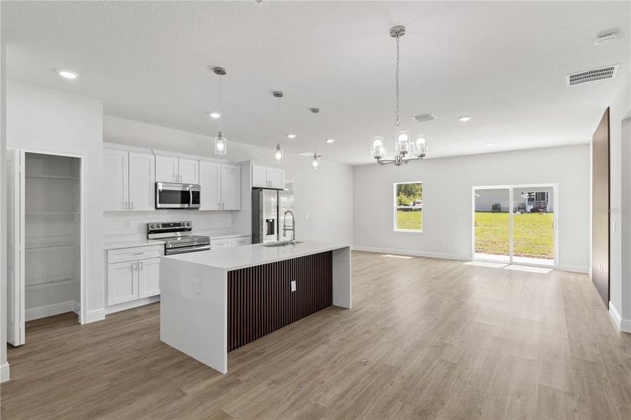 Furnished interior view inside a new home in , Ocala (Image 13). Furnished interior view inside a new home in , Ocala (Image 13).