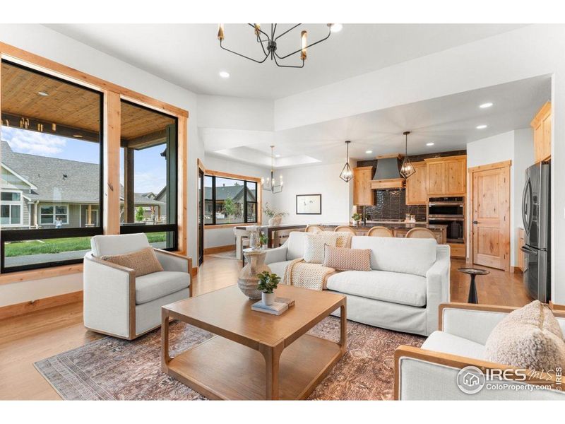 Furnished interior view inside a new home in , Berthoud (Image 32).