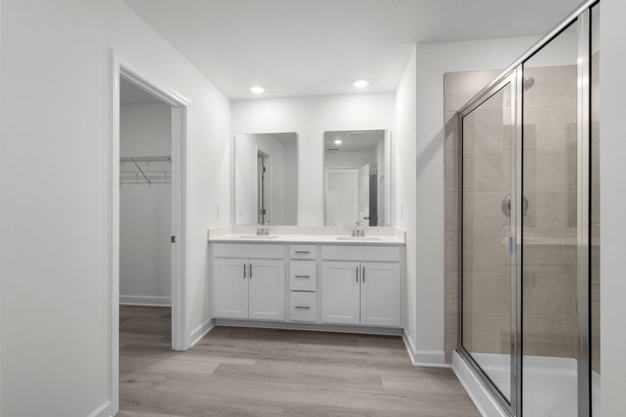 Furnished interior view inside a new home in Waterside - Boardwalk Series, Longs (Image 10).