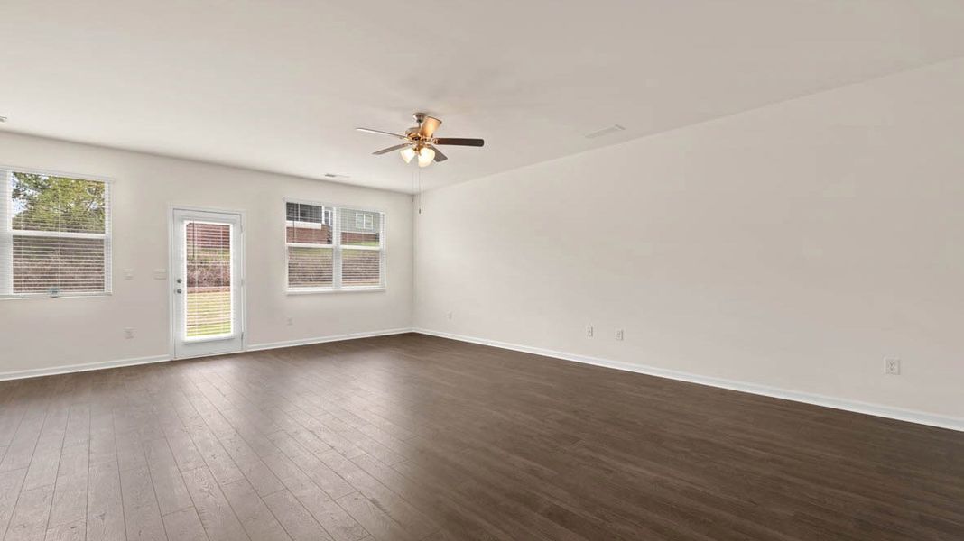 Representative unfurnished interior of a home built from the Aria by D.R. Horton in Cottages at Blue Ridge, Bonaire (Image 22).
