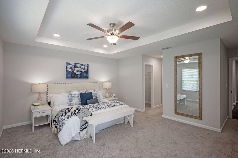 Furnished interior view inside a new home in , Jacksonville (Image 42). Furnished interior view inside a new home in , Jacksonville (Image 42).