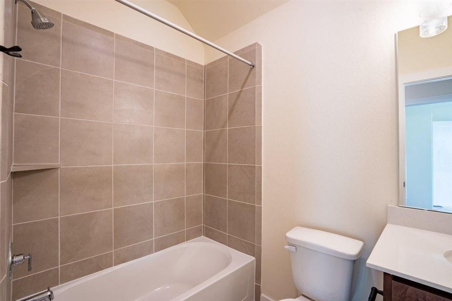 Furnished interior view inside a new home in , Houston (Image 12).