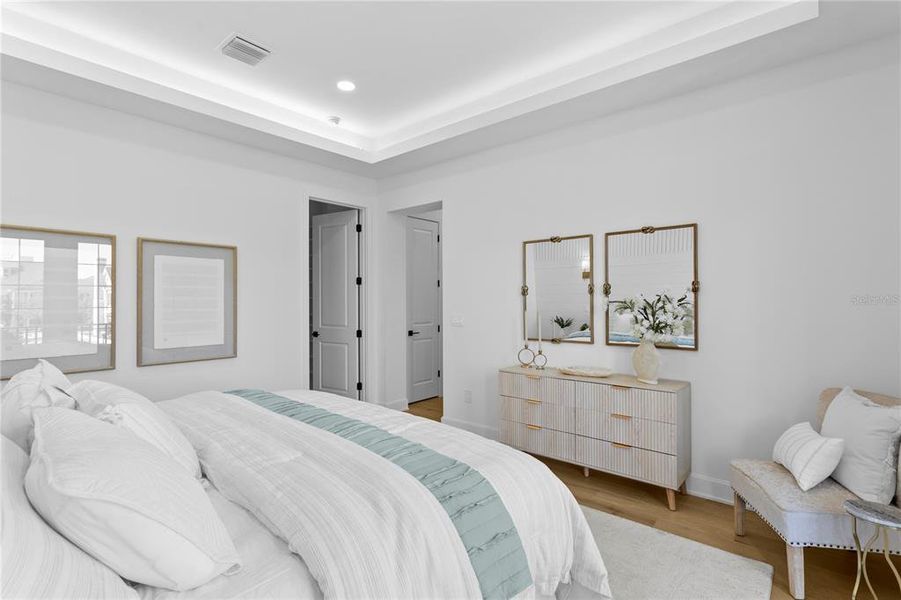 Furnished interior view inside a new home in , St. Petersburg (Image 45).