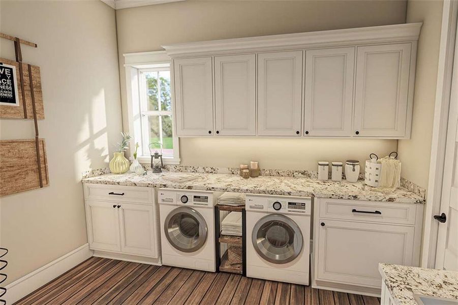 Furnished interior view inside a new home in , Maysville (Image 11).