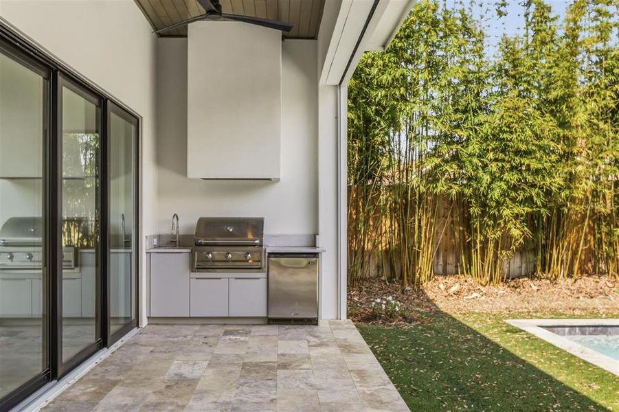 Exterior details and patio area of a home in , Winter Park (Image 28).