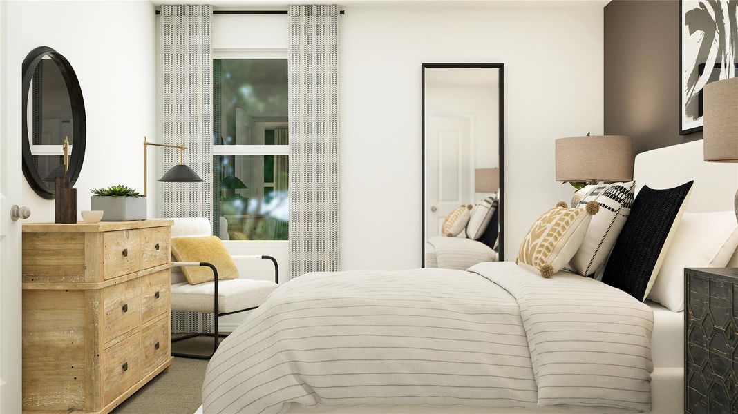 Furnished interior view inside a new home in Woodfield Preserve: Ridgepointe Collection, Georgetown (Image 9).