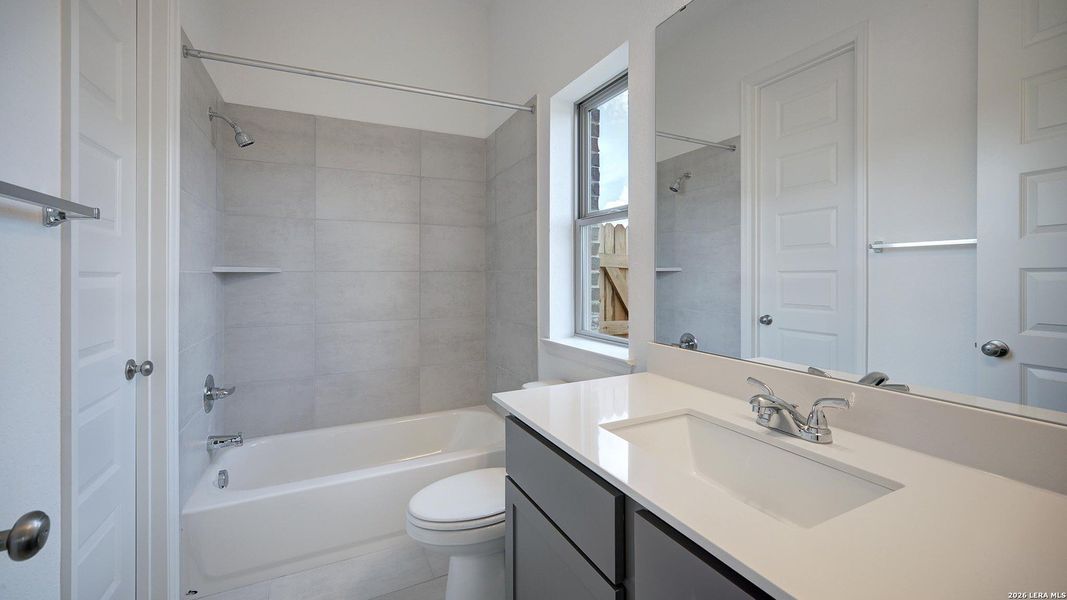 Furnished interior view inside a new home in Alsatian Oaks, Castroville (Image 14).