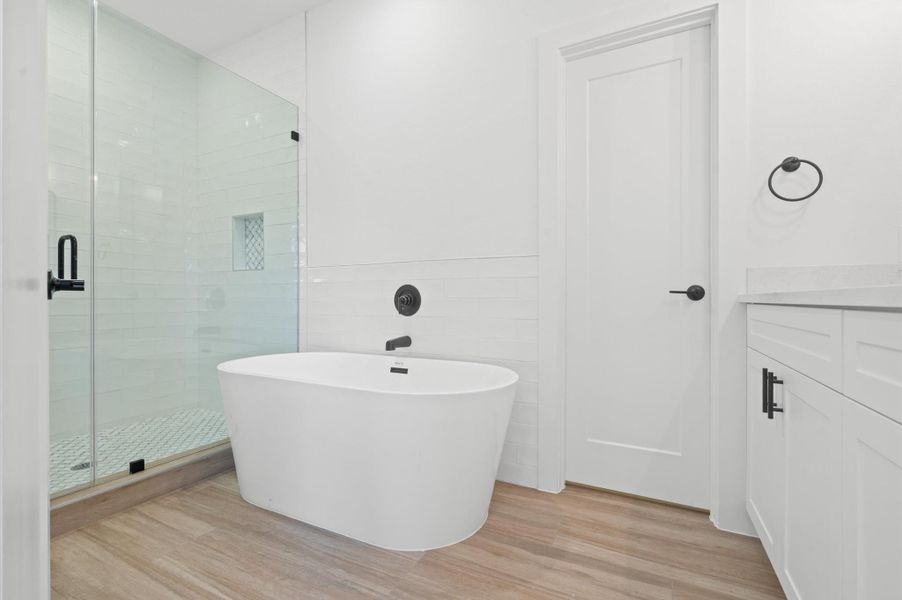 Furnished interior view inside a new home in , Houston (Image 12).