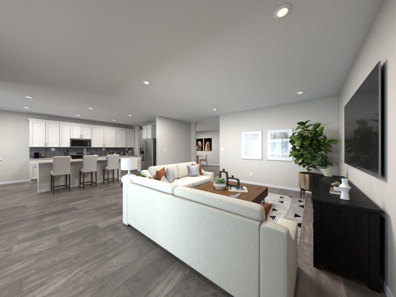 Photo is not of the actual home, but is an inspirational photo of builder’s model home and may depict options, furnishings, and/or decorator features that are not included