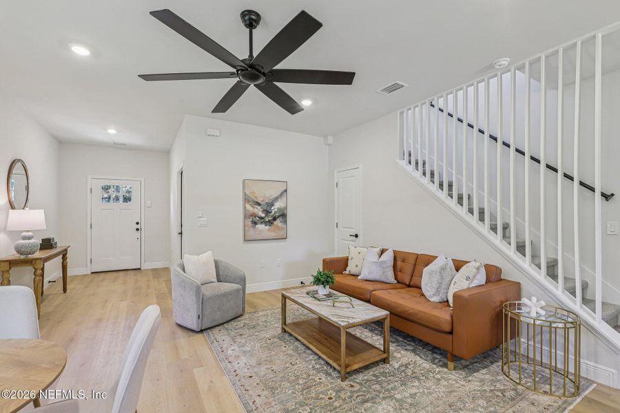Furnished interior view inside a new home in , Jacksonville (Image 18).