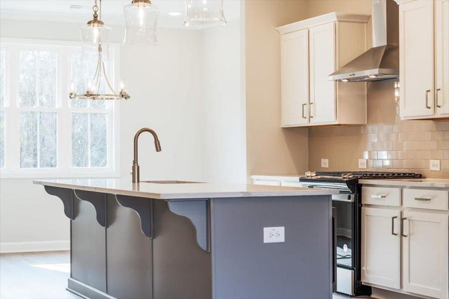 Furnished interior view inside a new home in Townes at South Main, Kennesaw (Image 4).