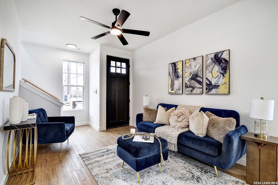 Furnished interior view inside a new home in , San Antonio (Image 6).