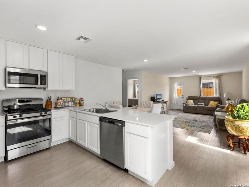 Furnished interior view inside a new home in Rose Valley, Converse (Image 19).