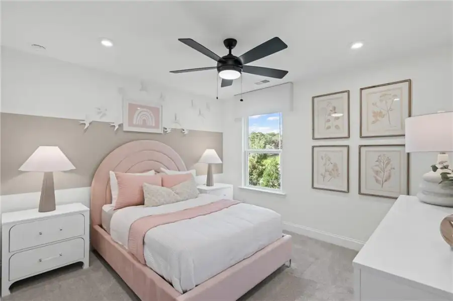 Furnished interior view inside a new home in Ashworth Estates, Powder Springs (Image 9).