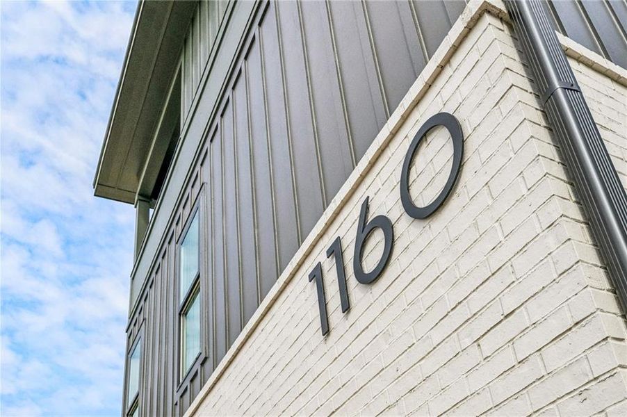 Exterior details and patio area of a home in , Atlanta (Image 33).