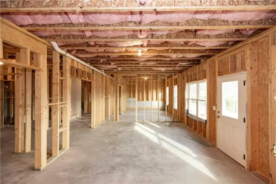 In-progress construction of a new home in Aberdeen, Hoschton, GA (Image 70).