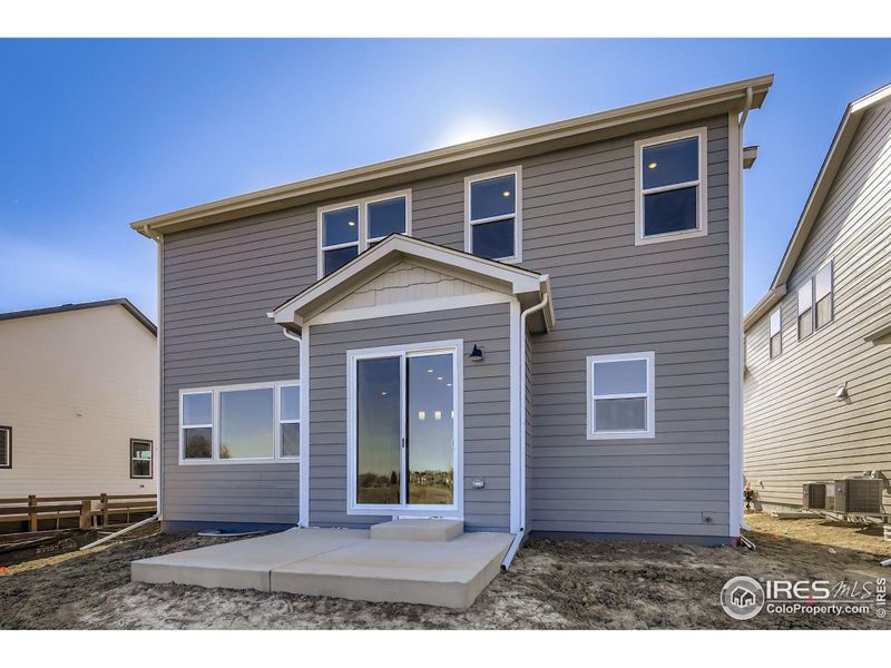 Exterior details and patio area of a home in , Fort Collins (Image 25). Exterior details and patio area of a home in , Fort Collins (Image 25).