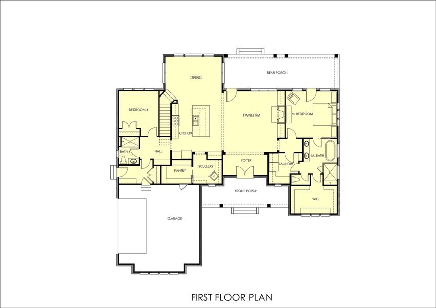 2D floor plan layout of this home in , Waxhaw, NC (Image 5).