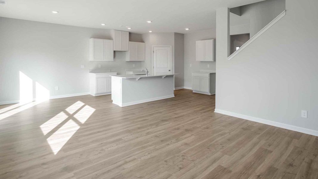 Representative unfurnished interior of a home built from the HAYDEN by D.R. Horton in Hartmann Crossing, Lebanon (Image 19).