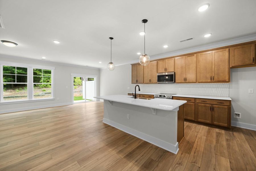 Furnished interior view inside a new home in Harbor Crossing, Greensboro (Image 6).