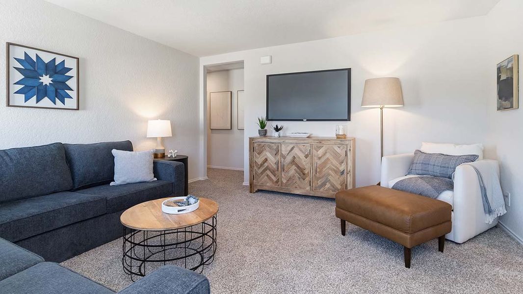 Furnished interior view inside a new home in Northspur, Terrell (Image 7).