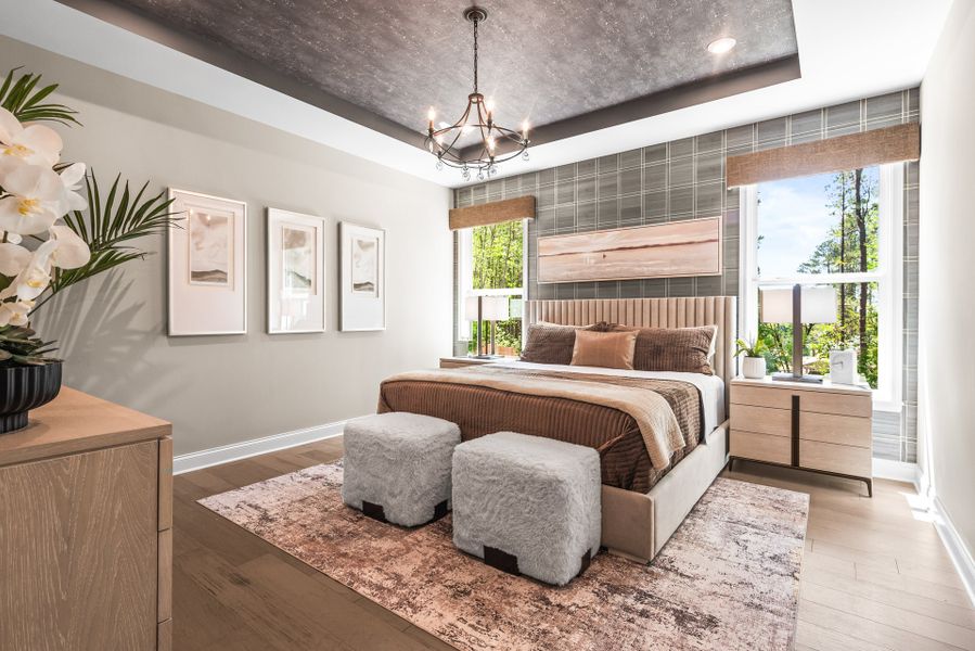 Representative furnished interior of a home built from the Maxwell by Fischer Homes in Easton Park, Dallas (Image 28).