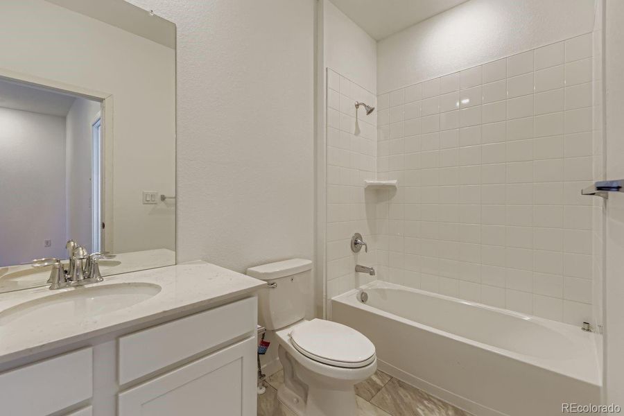 Furnished interior view inside a new home in , Centennial (Image 8).